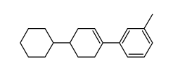 3-[4-Cyclohexyl-cyclohex-1-enyl]-toluol, 3-Methyl-decahydro-p-terphenyl Structure