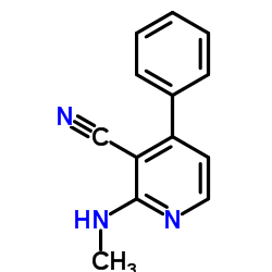 2-(Methylamino)-4-phenylnicotinonitrile Structure