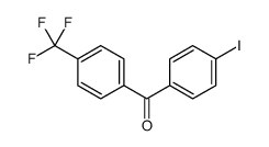 (4-iodophenyl)-[4-(trifluoromethyl)phenyl]methanone Structure