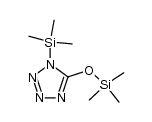 1-(trimethylsilyl)-5-[(trimethylsilyl)oxy]tetrazole结构式