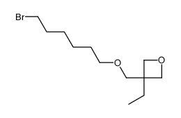 3-(6-bromohexoxymethyl)-3-ethyloxetane结构式