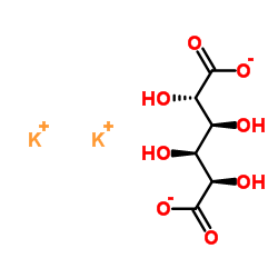 POTASSIUM HYDROGEN D-GLUCARATE结构式