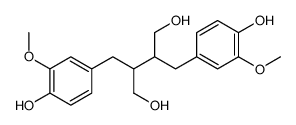 2,3-bis[(4-hydroxy-3-methoxyphenyl)methyl]butane-1,4-diol Structure