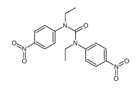 1,3-diethyl-1,3-bis(4-nitrophenyl)urea structure