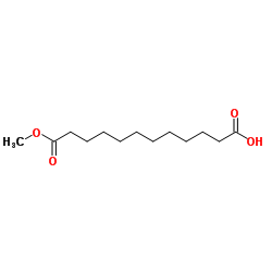 Dodecanedioic acid monomethyl ester Structure