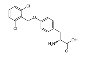 HL-Tyr(2,6-Cl2-Bzl)-OH结构式