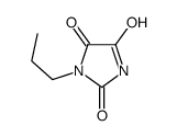 1-丙基咪唑烷-2,4,5-三酮结构式
