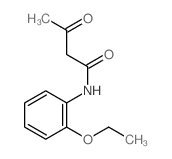 N-(2-乙氧基苯基)-3-氧代丁酰胺结构式