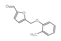 5-[(2-Methylphenoxy)methyl]-2-furaldehyde Structure