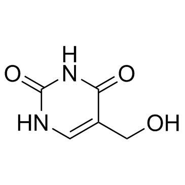 5-Hydroxymethyluracil Structure