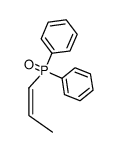 (Z)-diphenyl 1,2-propenylphosphine oxide结构式