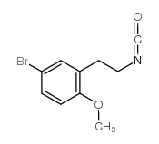 4-bromo-2-(2-isocyanatoethyl)-1-methoxybenzene Structure