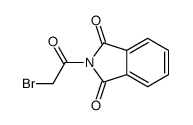 2-(2-溴乙酰基)异吲哚啉-1,3-二酮结构式