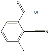 2-cyano-3-methylbenzoic acid Structure