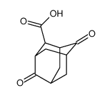 4,8-Dioxo-2-adamantanecarboxylic acid Structure