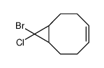 9-bromo-9-chlorobicyclo[6.1.0]non-4-ene Structure