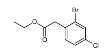 Ethyl-2-brom-4-chlorphenylacetat结构式