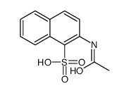 2-acetamidonaphthalene-1-sulfonic acid Structure