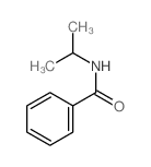 N-异丙基苯甲酰胺结构式