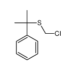 2-(chloromethylsulfanyl)propan-2-ylbenzene结构式