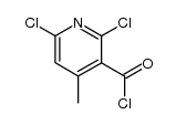 2,6-dichloro-4-methyl-nicotinoyl chloride Structure