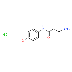 3-Amino-N-(4-methoxyphenyl)propanamidehydrochloride Structure