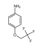 4-(2,2,2-三氟乙氧基)苯胺结构式