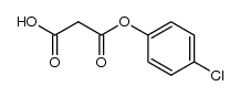 3-oxo-3-(4-chlorophenoxy)propanoic acid Structure