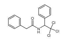 N-(β,β,β-trichloro-α-phenyl)phenylacetamide结构式