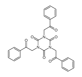 1,3,5-triphenacyl-1,3,5-triazinane-2,4,6-trione结构式