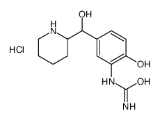 [2-hydroxy-5-[hydroxy(piperidin-2-yl)methyl]phenyl]urea,hydrochloride Structure