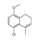 5-chloro-8-methoxy-4-methyl-1,2-dihydronaphthalene Structure