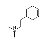2-cyclohex-3-en-1-ylethyl(dimethyl)silane结构式