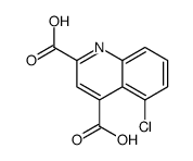 5-chloroquinoline-2,4-dicarboxylic acid Structure