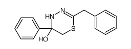 2-benzyl-5-phenyl-4,6-dihydro-1,3,4-thiadiazin-5-ol Structure