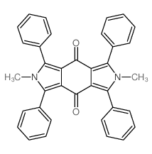 2,6-dimethyl-1,3,5,7-tetraphenylpyrrolo[3,4-f]isoindole-4,8-dione Structure