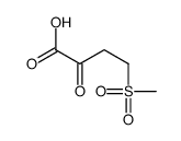 4-methylsulfonyl-2-oxobutanoic acid结构式