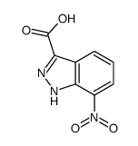7-nitro-1H-indazole-3-carboxylic acid Structure