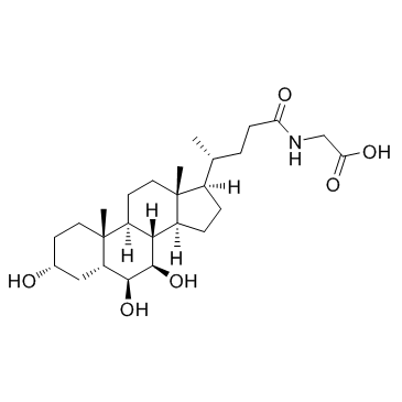 Glycine-β-muricholic Acid结构式