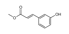 2-Propenoic acid, 3-(3-hydroxyphenyl)-, Methyl ester, (2E)- structure