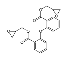 oxiran-2-ylmethyl 2-[2-(oxiran-2-ylmethoxycarbonyl)phenoxy]benzoate Structure