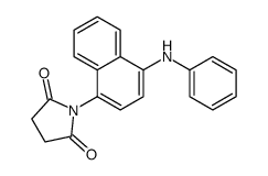 1-(4-anilinonaphthalen-1-yl)pyrrolidine-2,5-dione结构式