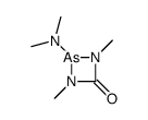 2-(dimethylamino)-1,3-dimethyl-1,3,2-diazarsetidin-4-one Structure