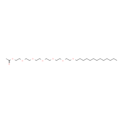 3,6,9,12,15,18-Hexaoxahentriacontan-1-ol acetate Structure