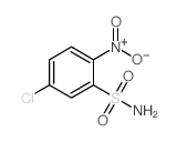 5-氯-2-硝基苯磺酰胺结构式