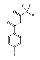 4-碘苯甲酰基三氟乙酮结构式