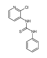N-(2-chloro-3-pyridinyl)-N′-phenylthiourea Structure