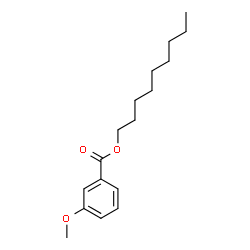 3-Methoxybenzoic acid nonyl ester结构式