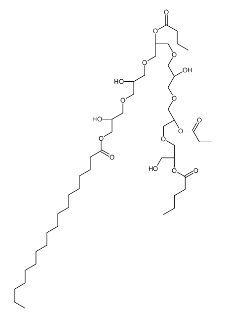 聚甘油-6 三硬脂酸酯结构式
