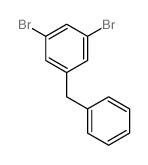 1-benzyl-3,5-dibromo-benzene Structure